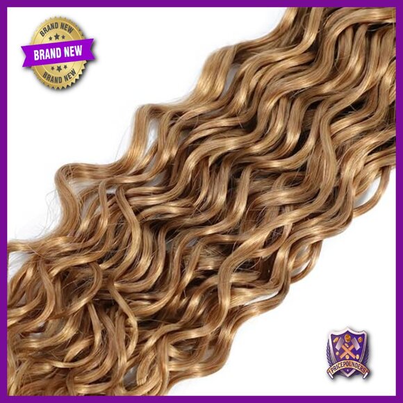 Human Hair Extensions Water Wave Bundles 18 20 22 Inch Unprocessed Brazilian
